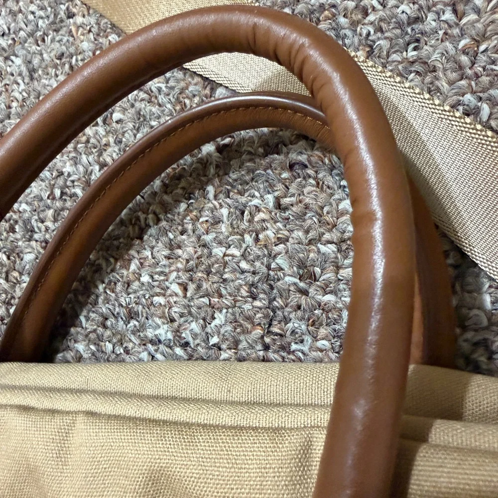 Brooks Brothers Wells Laptop Work Travel Briefcase Ledger Khaki